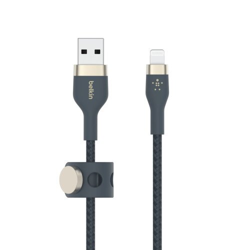 Belkin BOOST CHARGE PRO Flex USB-A Cable with Lightning Connector - Blue - 2 Meter