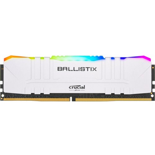 Crucial Ballistix RGB 16GB (1 x 16GB) DDR4-3200 Desktop Gaming Memory - White