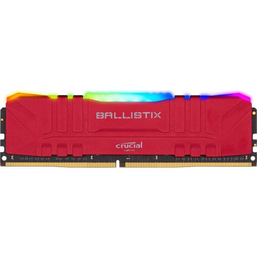 Crucial Ballistix RGB 16GB (1 x 16GB) DDR4-3600 Desktop Gaming Memory - Red