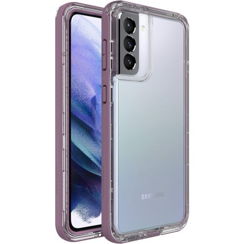 LifeProof NEXT Antimicrobial Case for Galaxy S21+ 5G - Napa (Clear / Lavender)