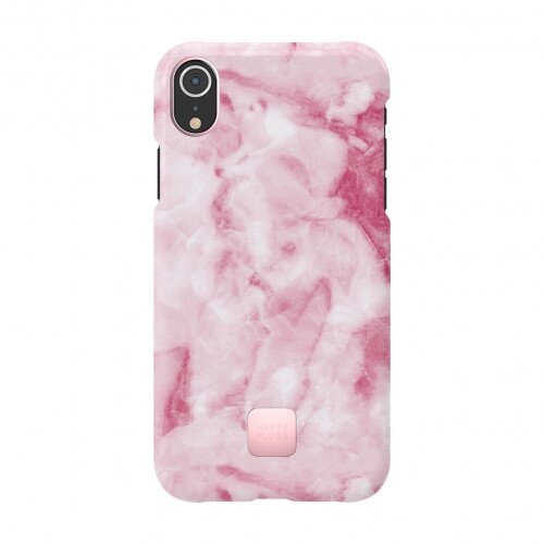 Happy Plugs iPhone XR Protective Case - Pink Marble