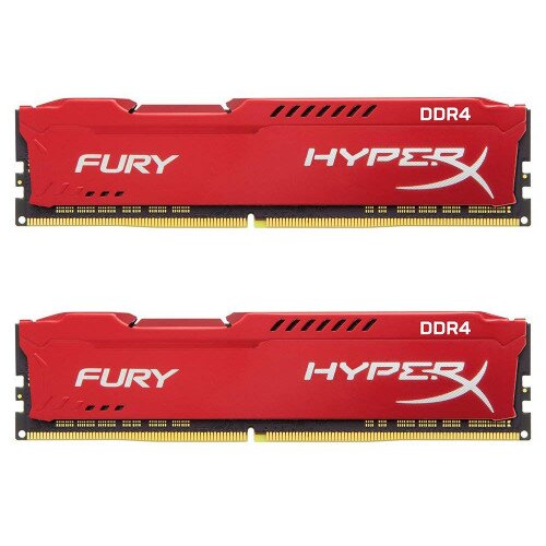 HyperX FURY DDR4 Memory - Red - 3200MHz - 8GB - Kit of 2
