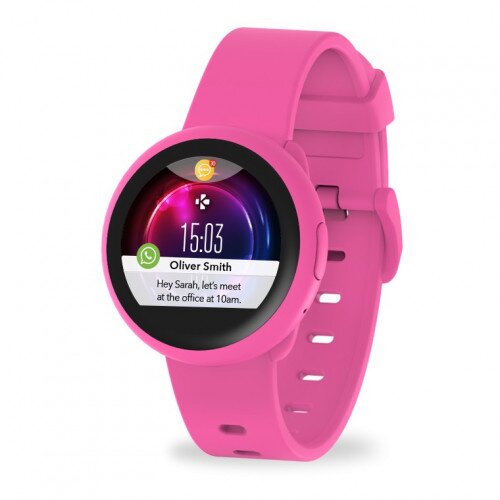 MyKronoz ZeRound3 Lite Stylish Smartwatch for your Active Lifestyle - Pink