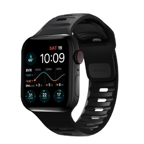 Nomad Sport Band Waterproof for Apple Watch - Black - 45mm / 49mm