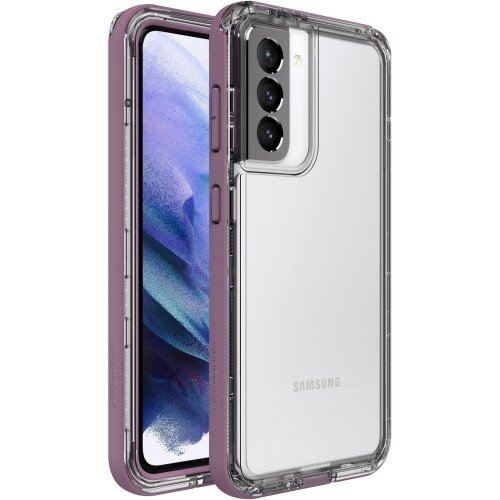 LifeProof NEXT Antimicrobial Case for Galaxy S21 5G - Napa (Clear / Lavender)