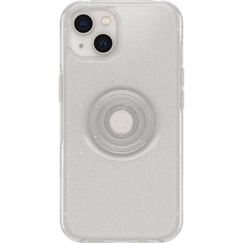 OtterBox iPhone 13 Case Otter + Pop Symmetry Series Clear - Stardust (Clear Glitter)