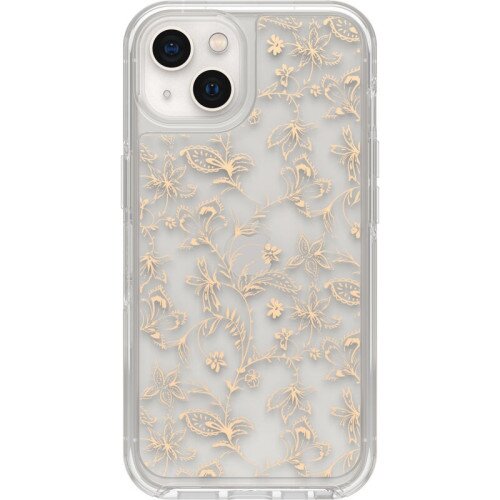 OtterBox Symmetry Series Clear Case for iPhone 13 - Wallflower (Clear Graphic)