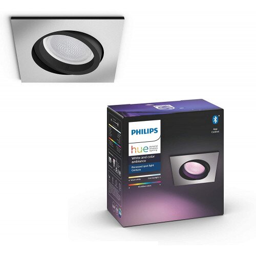 Philips Hue White and Colour Ambiance Square Centura Recessed Spotlight