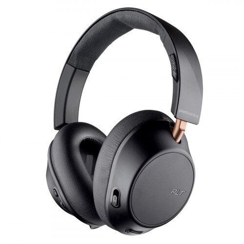 Poly Plantronics Backbeat GO 810 Wireless Active Noise-Canceling Headphones - Graphite Black