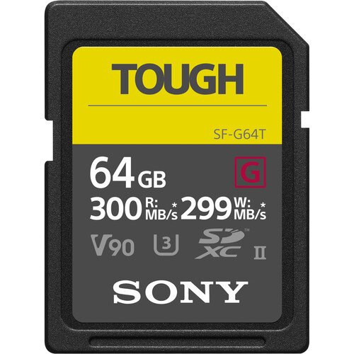 Sony SF-G Tough Series UHS-II SD Memory Card - 64GB