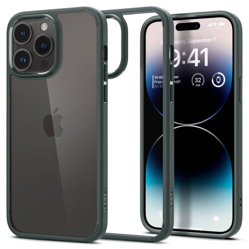 Spigen iPhone 14 Pro Max Case Ultra Hybrid - Abyss Green