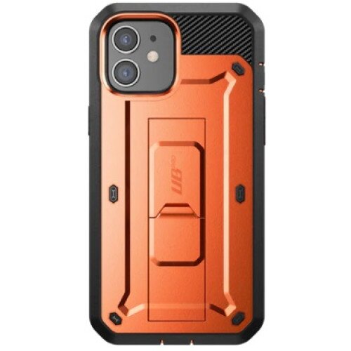 SUPCASE iPhone 12 6.1 inch Unicorn Beetle Pro Rugged Case - Orange