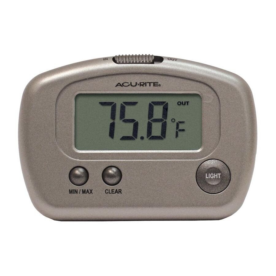 AcuRite Digital Thermometer with 10' wired Temperature Sensor Probe &  Humidity