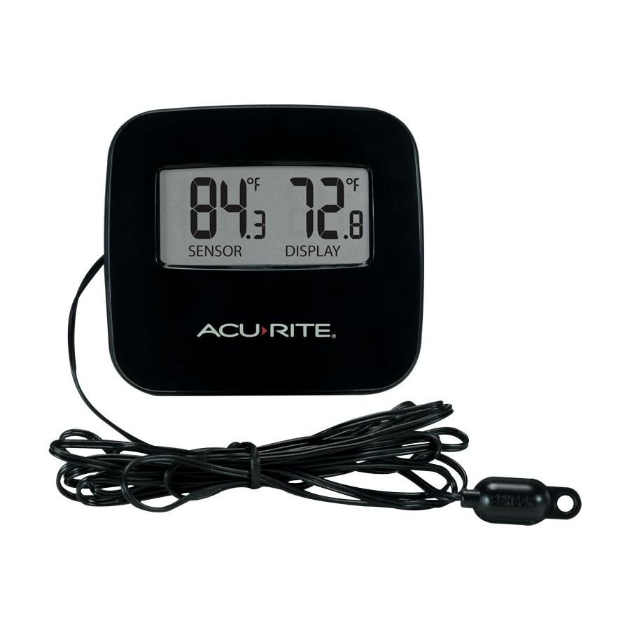 AcuRite 02067 Indoor/Outdoor Thermometer with Wired Sensor 