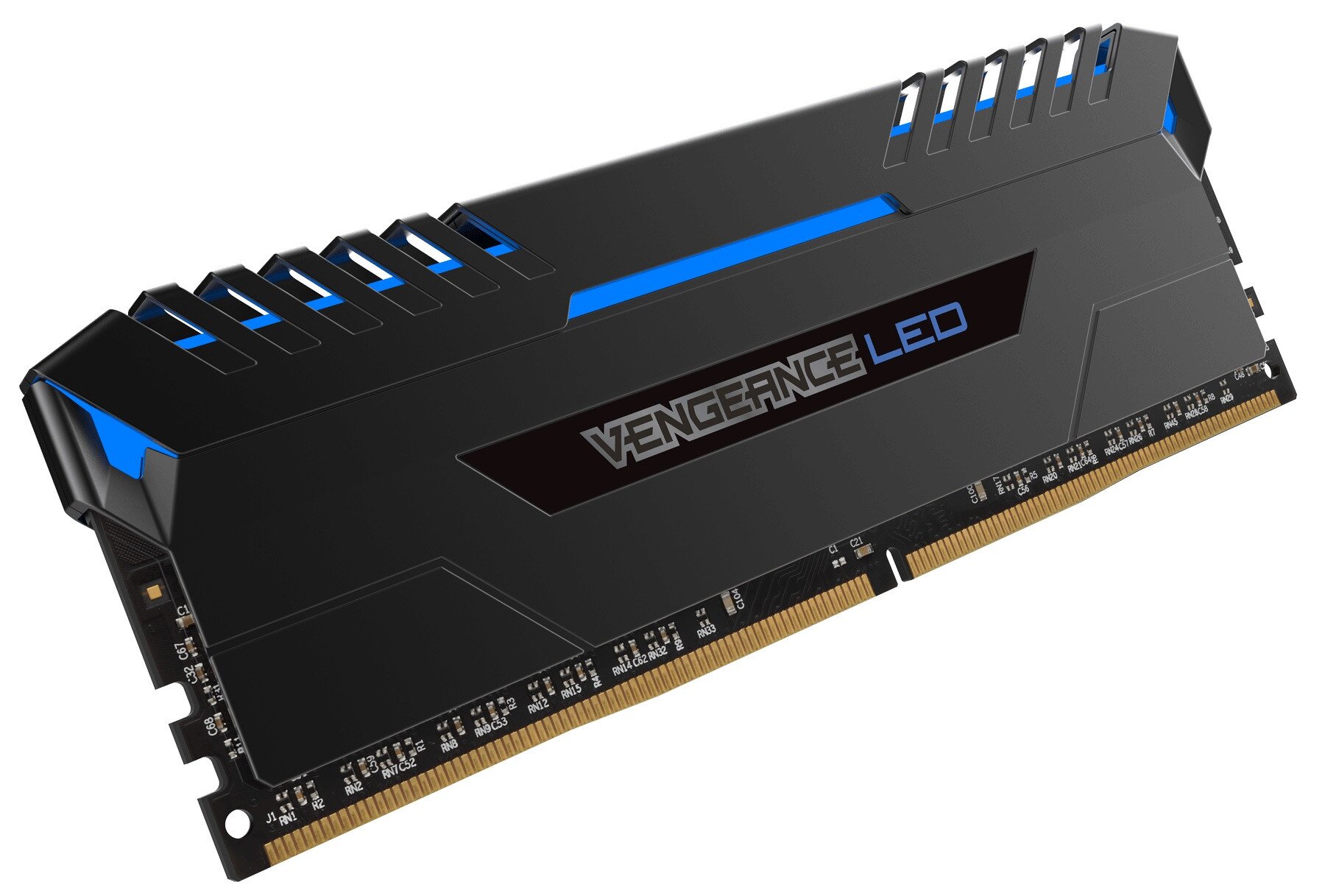 Corsair Vengeance LED - 16GB (2 x 8GB) DDR4 DRAM - 2666MHz C16 Memory Kit -  Blue LED