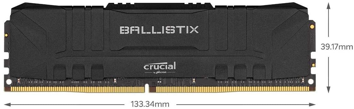 Crucial Ballistix RGB 8GB DDR4 3600 CL16 1.35V Gaming Memory - BL8G36C16U4BL