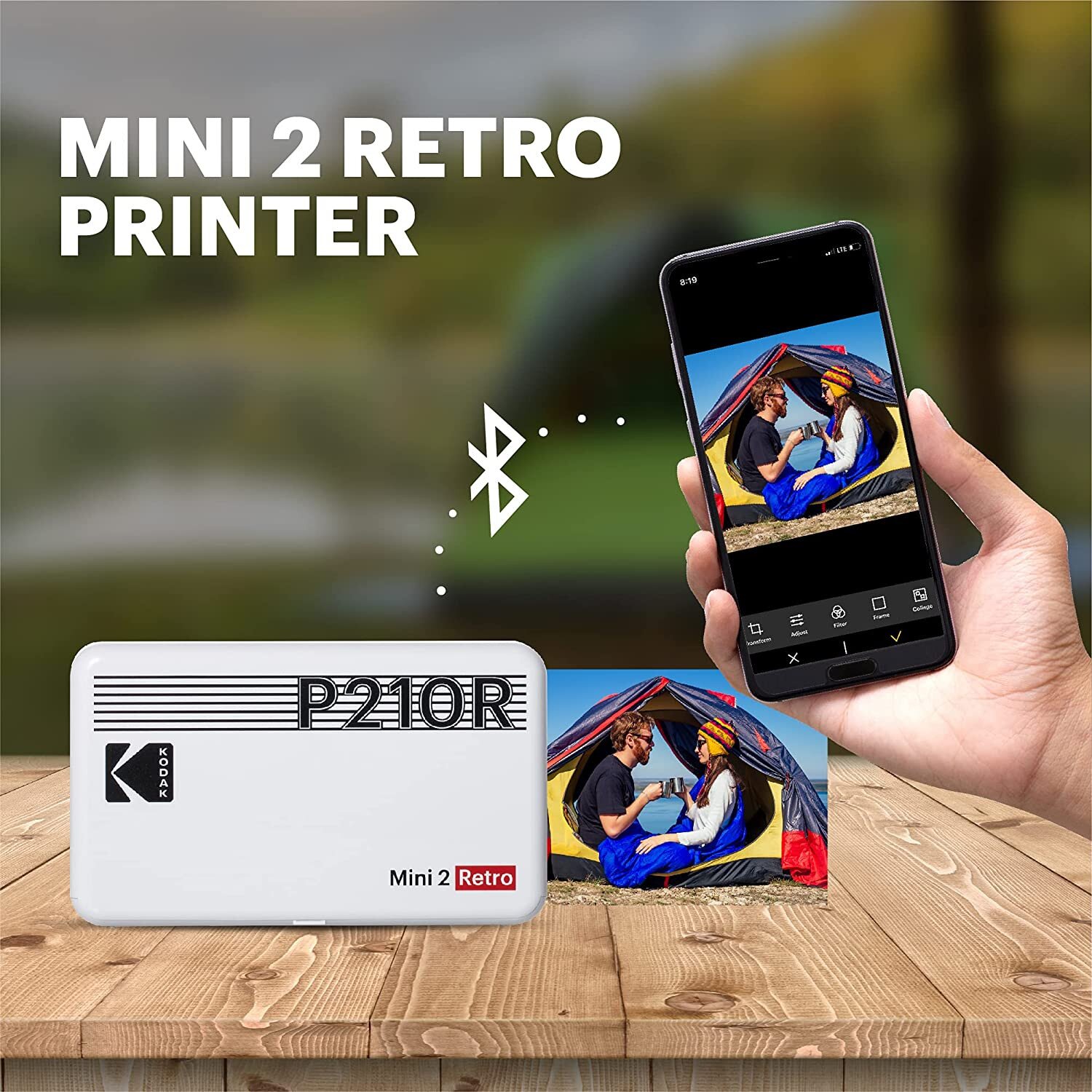 Buy Kodak Mini 2 Retro Portable Instant Photo Printer (P210R