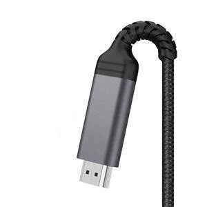  nonda USB C to HDMI Cable【4K 60Hz】 6.6ft, Type C to HDMI 2.0  Cable [Thunderbolt 3 to HDMI] for MacBook Pro 2020/2019, MacBook Air/iPad  Pro 2020, Surface Book 2, Galaxy S20
